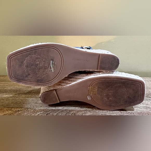 EUC Vince Camuto “Mesteria” Blue Watercolor Ombré Espadrille. Size 9.5M/41 - Picture 12 of 14